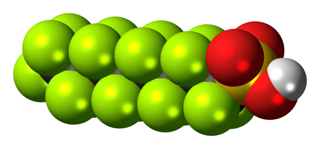 model of PFOS molecule